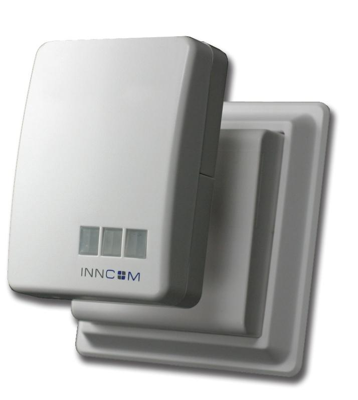 Wall mounted RF (tx / rx) Motion sensor (PIR) - LIGHT ALMOND