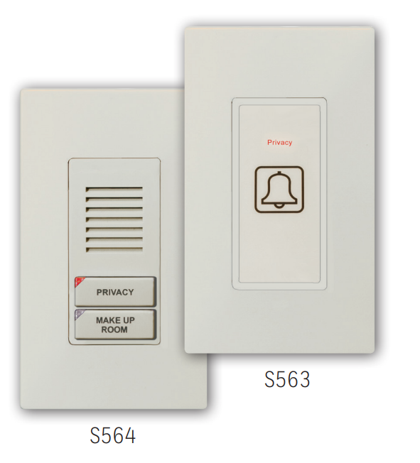 12VDC 200MAWBI POWER SUPPLY DND/MUR LOGICE BOARD 2 BUTTON WHITE/BLACK - CALL FOR CUSTOM COLOR